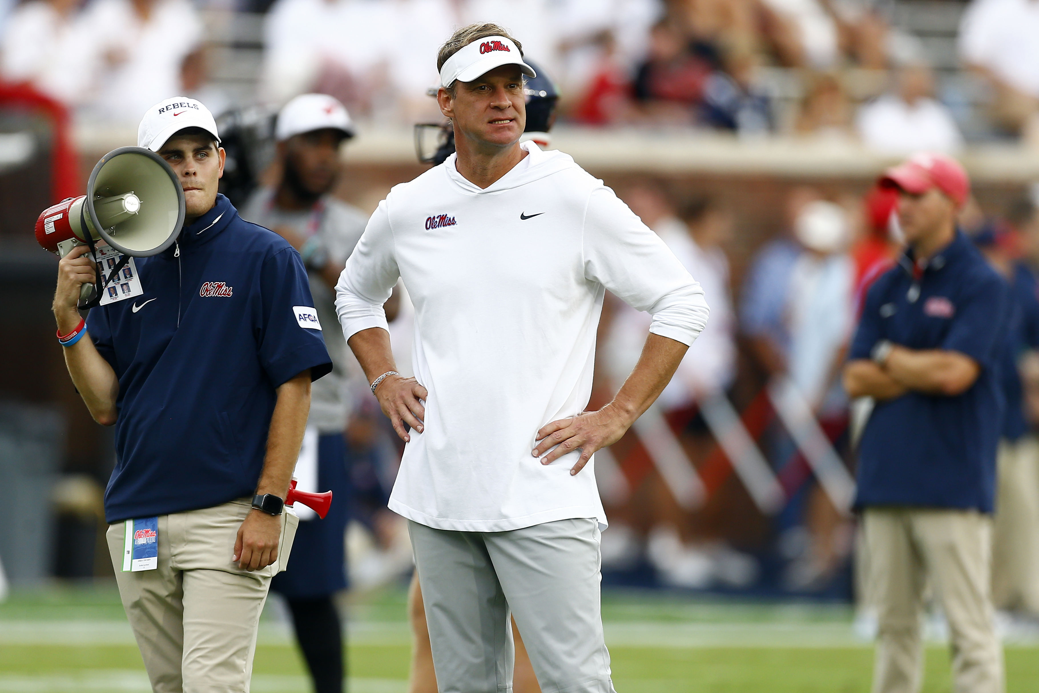 Ole Miss Head Coach Lane Kiffin - Source: Imagn